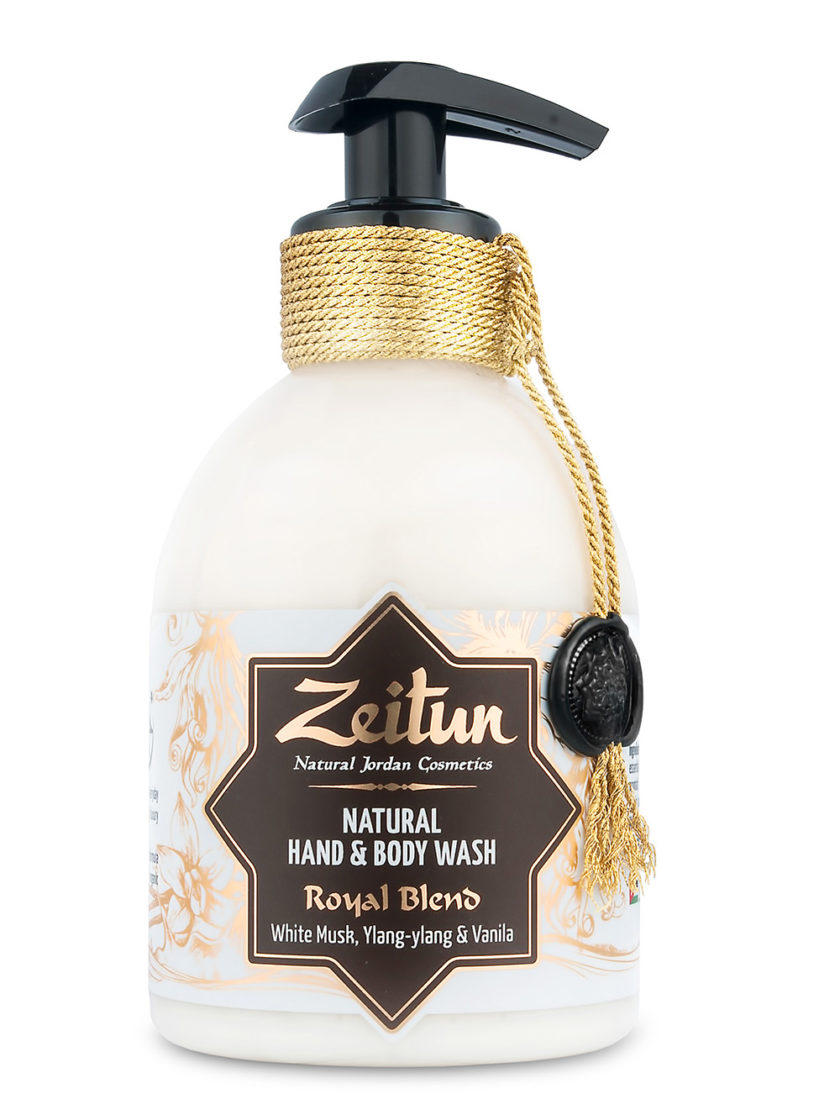 ZEITUN Крем-мыло для рук и тела "Королевский купаж": мускус и ваниль 300 мл