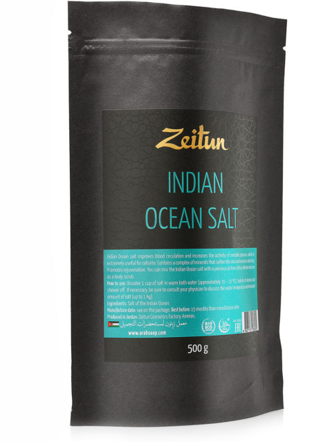 ZEITUN Натуральная соль Индийского океана 500 мл